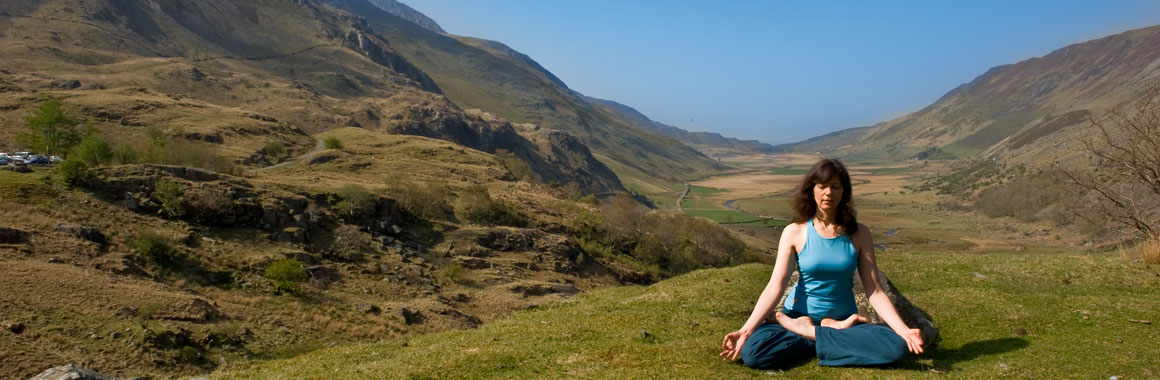 Ruth Boaler, Senior Dru Yoga & Meditation teacher training and NHS Physiotherapist near the Dru Yoga International Retreat Centre, Snowdonia, Wales