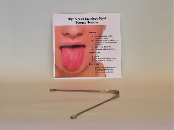 stainless steel tongue scraper