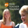 yoga teacher with students